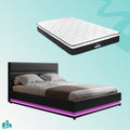 King Single Package | Henley LED Bed Frame & Bonita Euro Top Mattress (Medium Firm)
