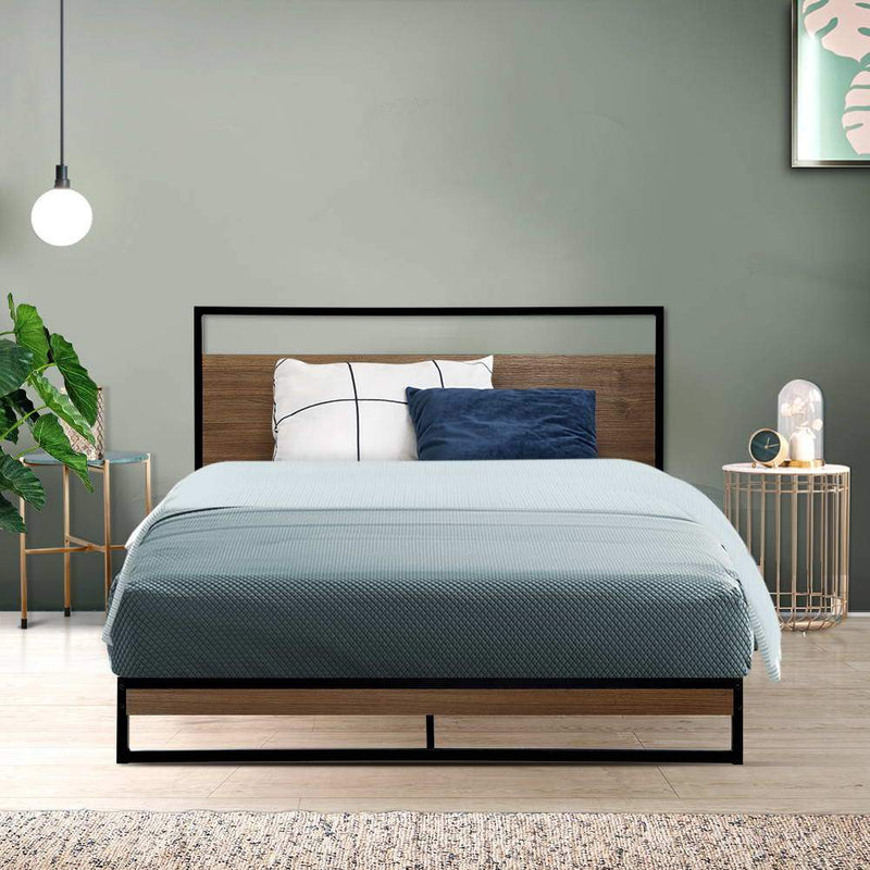 King Single Package | Stockton Bed Frame & Bonita Euro Top Mattress (Medium Firm) - Furniture > Bedroom - Rivercity House & Home Co. (ABN 18 642 972 209)