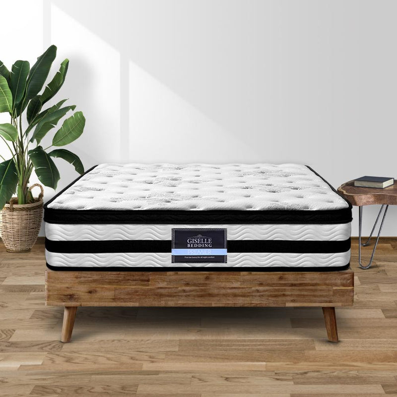 King Single Size | Algarve Series Euro Top Pocket Spring Mattress (Medium Firm) - Furniture > Mattresses - Rivercity House And Home Co.