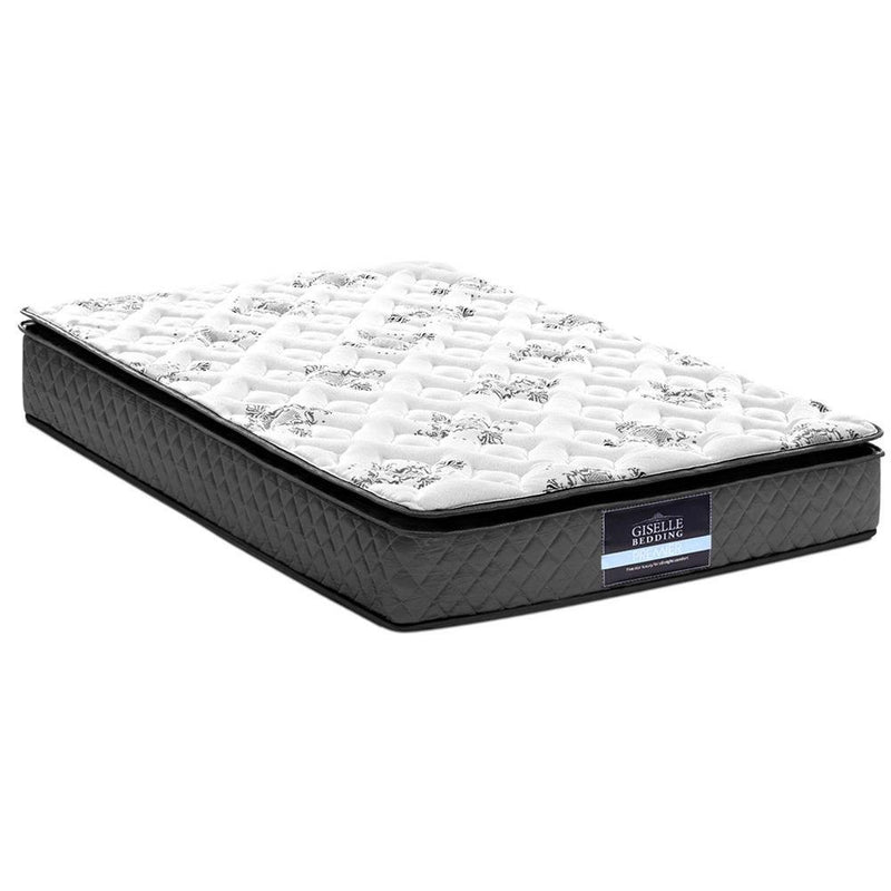 King Single Size | Rocco Bonnell Spring Pillow Top Mattress (Medium) - Furniture > Mattresses - Rivercity House And Home Co.