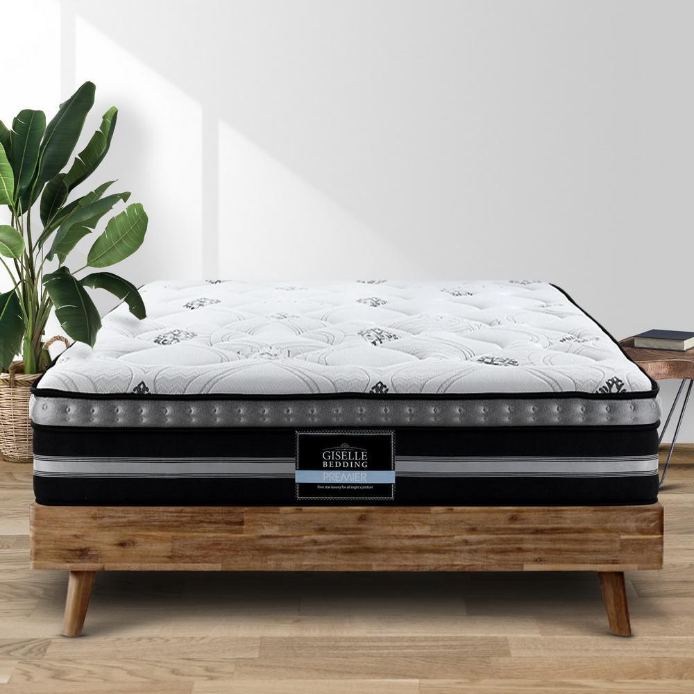 King Size | 7 Zone Pocket Spring Cool Gel Mattress Medium Firm - Furniture > Mattresses - Rivercity House & Home Co. (ABN 18 642 972 209) - Affordable Modern Furniture Australia