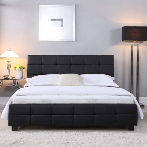 King Size | Bravo Bed Frame (Black) - Furniture > Bedroom - Rivercity House & Home Co. (ABN 18 642 972 209) - Affordable Modern Furniture Australia