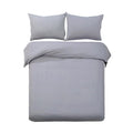 King Size Classic Quilt Cover Set - Grey