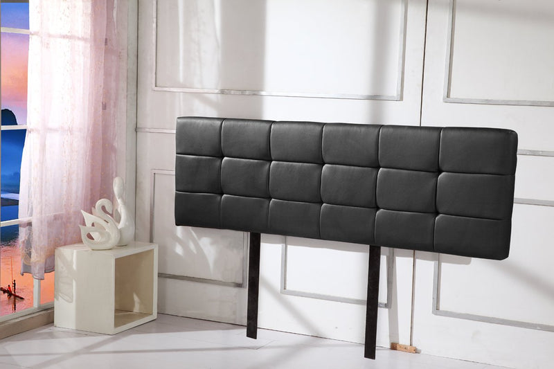 King Size | Deluxe Headboard Bedhead (Black) - Furniture > Bedroom - Rivercity House And Home Co.