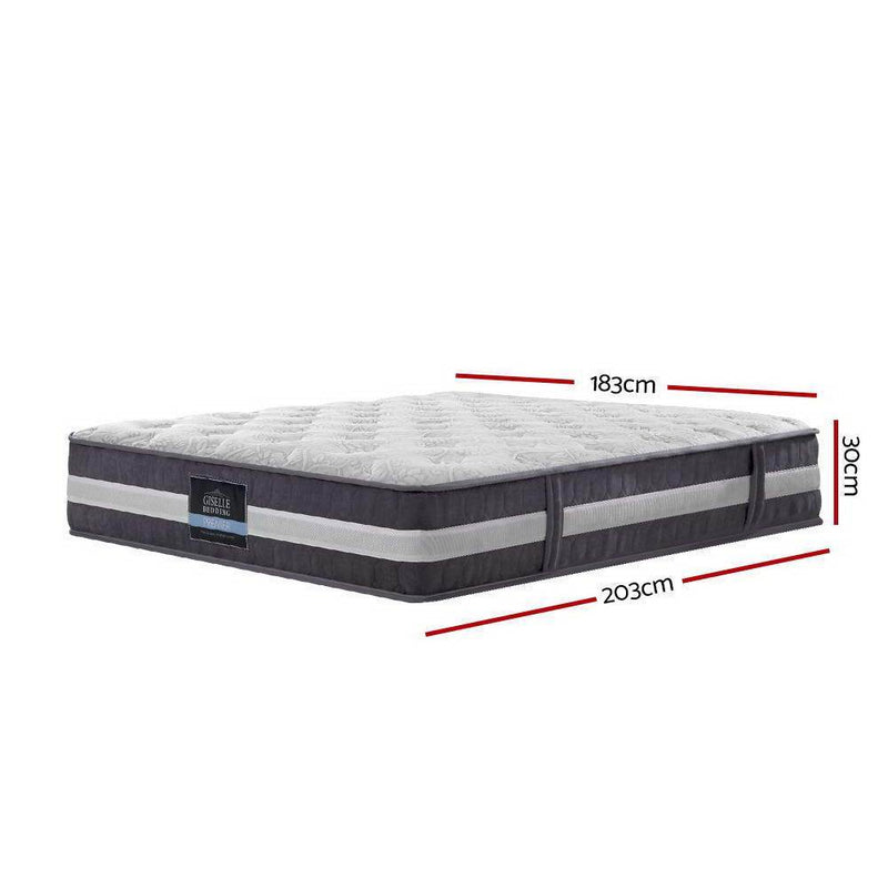 King Size | Lotus Tight Top Pocket Spring Mattress (Medium Firm) - Rivercity House & Home Co. (ABN 18 642 972 209) - Affordable Modern Furniture Australia