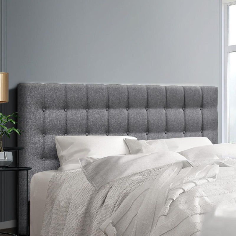 King Size | Raft Bed Headboard (Grey) - Furniture > Bedroom - Rivercity House & Home Co. (ABN 18 642 972 209) - Affordable Modern Furniture Australia