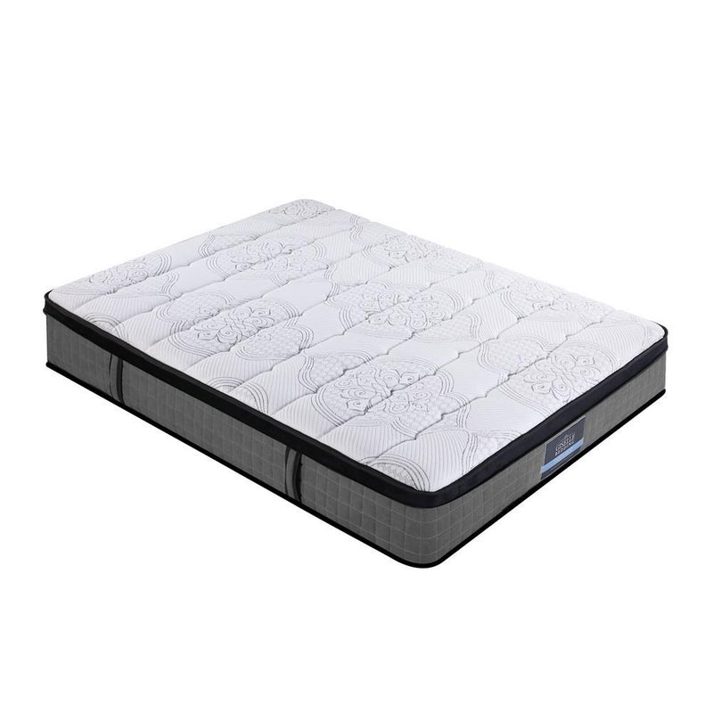 King Size | Ronnie Euro Top Latex Pocket Spring Mattress (Medium Firm) - Furniture > Mattresses - Rivercity House And Home Co.