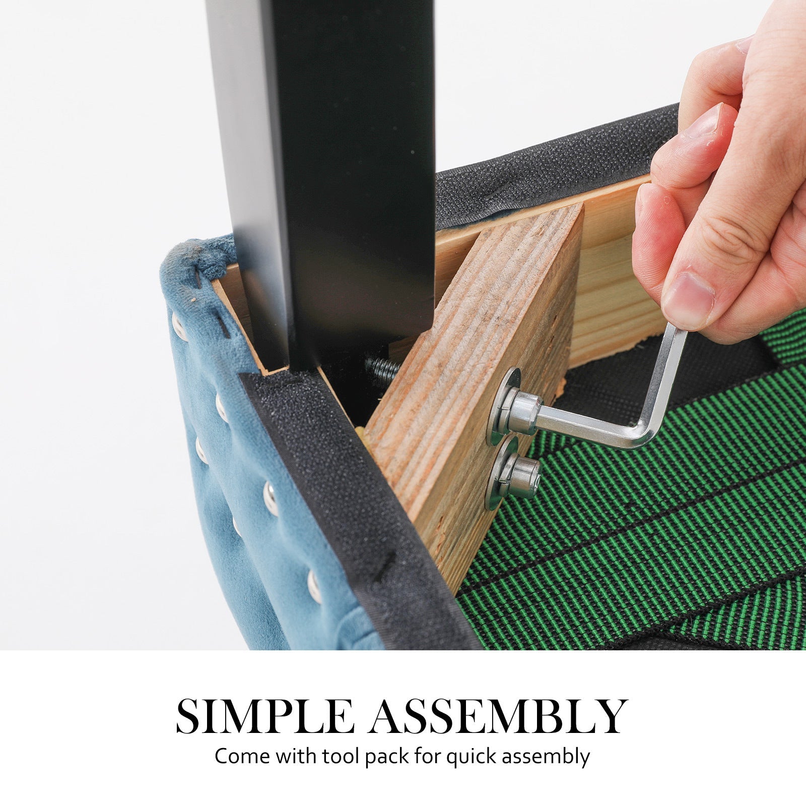 Set of 4 Lisse French Provincial Velvet Dining Chairs with Chrome Ring - Navy Blue - Furniture > Bar Stools & Chairs - Rivercity House & Home Co. (ABN 18 642 972 209) - Affordable Modern Furniture Australia