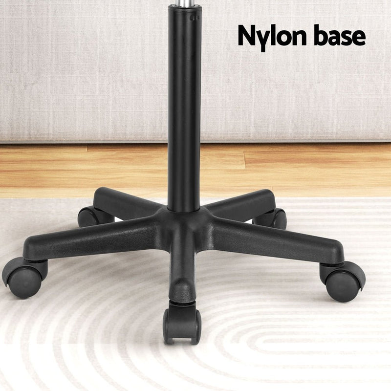 Laptop Desk Portable Height Adjustable Table Caster Wheels 60CM Black - Furniture > Office - Rivercity House & Home Co. (ABN 18 642 972 209) - Affordable Modern Furniture Australia