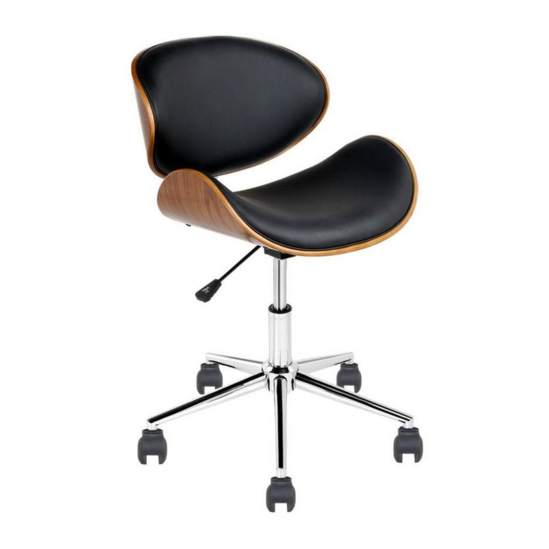 Leather Office Chair Black - Furniture > Office - Rivercity House & Home Co. (ABN 18 642 972 209)