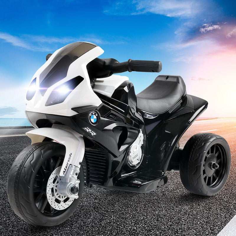 Licensed Ride On Motorbike BMW S1000RR Motorcycle (Black) - Rivercity House & Home Co. (ABN 18 642 972 209) - Affordable Modern Furniture Australia