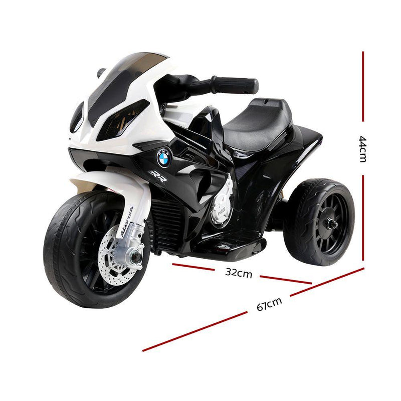 Licensed Ride On Motorbike BMW S1000RR Motorcycle (Black) - Rivercity House & Home Co. (ABN 18 642 972 209) - Affordable Modern Furniture Australia