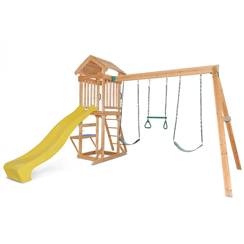 Albert Park Play Centre with Yellow Slide - Baby & Kids > Toys - Rivercity House & Home Co. (ABN 18 642 972 209) - Affordable Modern Furniture Australia