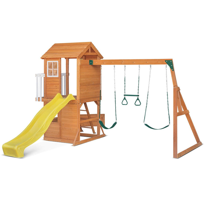 Springlake Play Centre With 2.2m Yellow Slide - Baby & Kids > Toys - Rivercity House & Home Co. (ABN 18 642 972 209) - Affordable Modern Furniture Australia