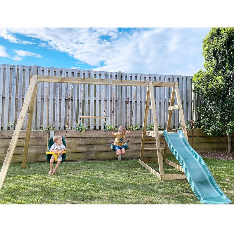 Winston 4 Station Swing & Slide - Baby & Kids > Toys - Rivercity House & Home Co. (ABN 18 642 972 209) - Affordable Modern Furniture Australia