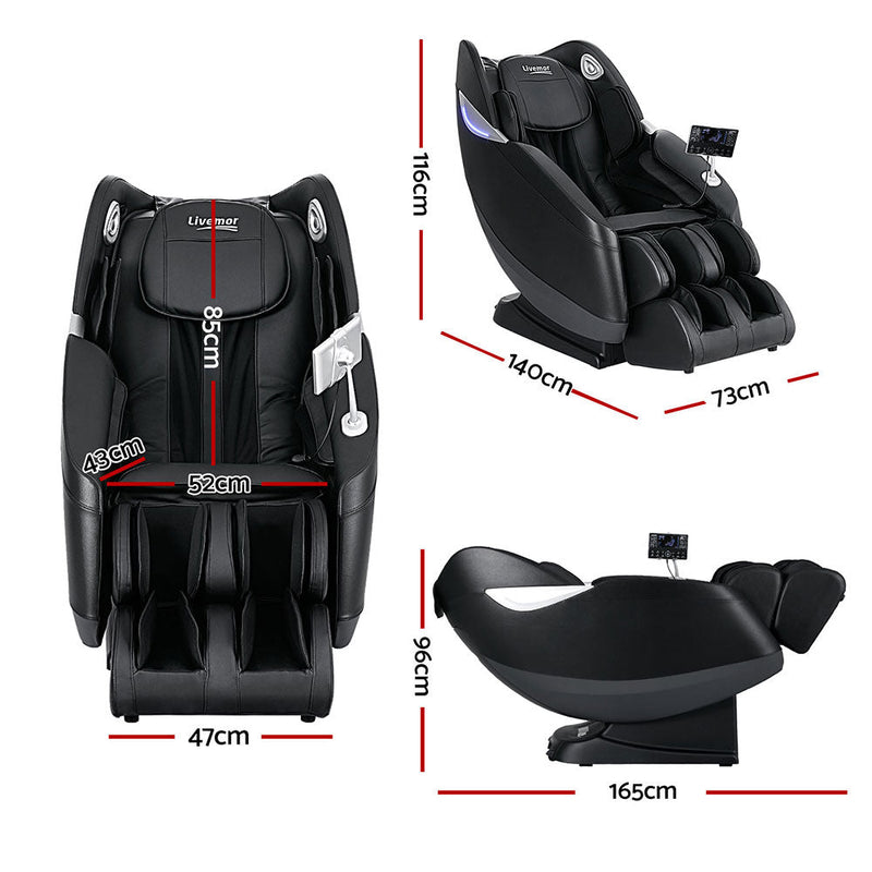 Livemor Massage Chair Electric Recliner Home 3D Massager Flynn - Health & Beauty > Massage - Rivercity House & Home Co. (ABN 18 642 972 209) - Affordable Modern Furniture Australia