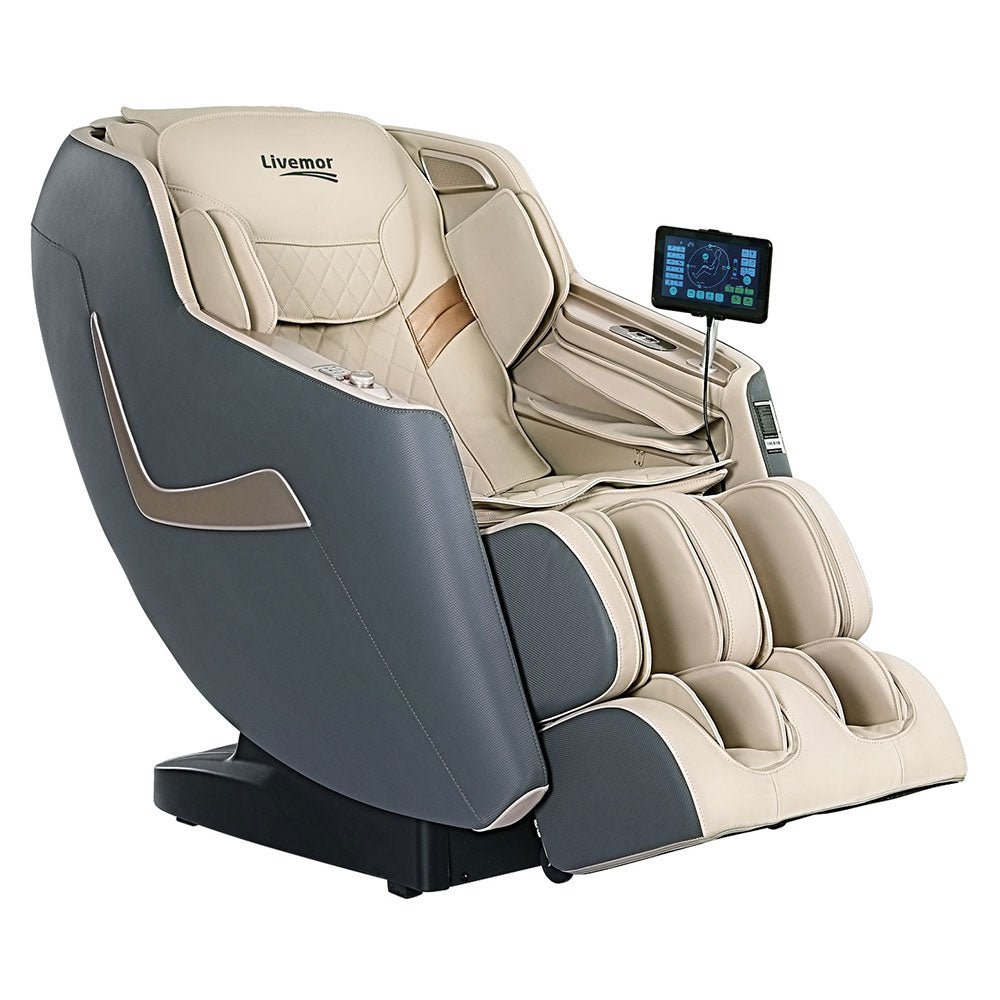 Livemor Massage Chair Electric Recliner Home Massager 3D Opal - Health & Beauty > Massage - Rivercity House & Home Co. (ABN 18 642 972 209) - Affordable Modern Furniture Australia