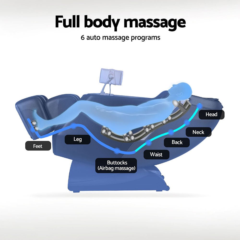 Livemor Massage Chair Electric Recliner Home Massager Baird - Health & Beauty > Massage - Rivercity House & Home Co. (ABN 18 642 972 209) - Affordable Modern Furniture Australia