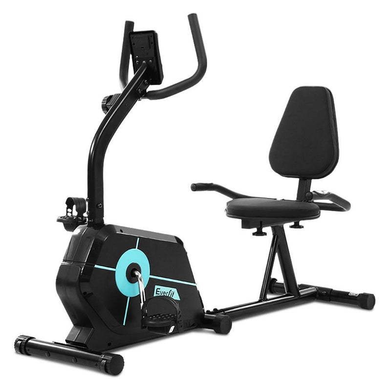 Magnetic Recumbent Exercise Bike Fitness Cycle Trainer - Rivercity House & Home Co. (ABN 18 642 972 209) - Affordable Modern Furniture Australia