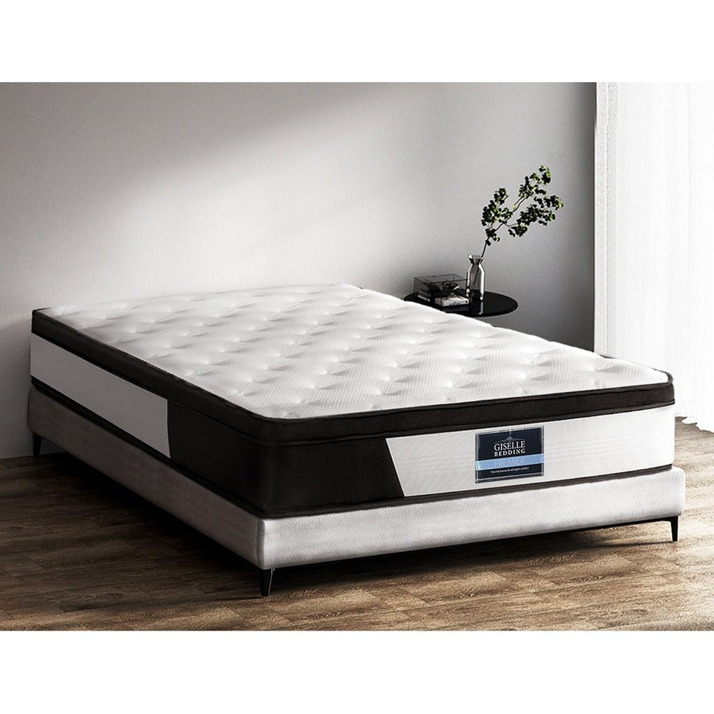 Pena Series Euro Top Pocket Spring Mattress 30cm Thick - Double - Furniture > Mattresses - Rivercity House & Home Co. (ABN 18 642 972 209) - Affordable Modern Furniture Australia