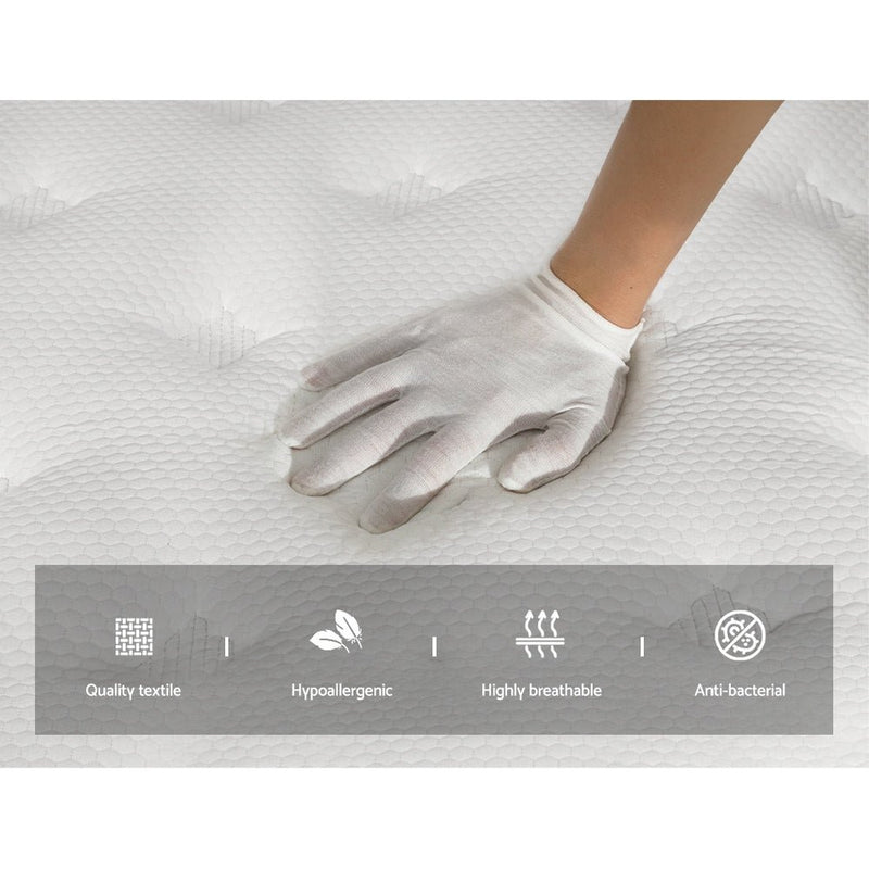 Pena Series Euro Top Pocket Spring Mattress 30cm Thick - Double - Furniture > Mattresses - Rivercity House & Home Co. (ABN 18 642 972 209) - Affordable Modern Furniture Australia