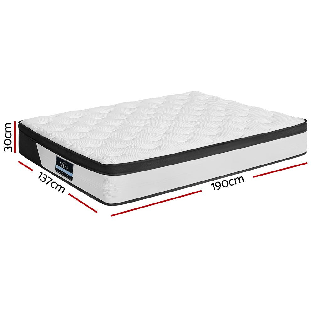 Pena Series Euro Top Pocket Spring Mattress 30cm Thick - Double - Furniture > Mattresses - Rivercity House & Home Co. (ABN 18 642 972 209) - Affordable Modern Furniture Australia