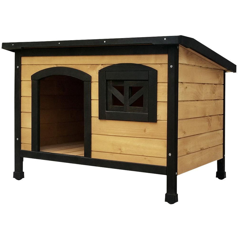Medium Wooden Pet Kennel with Lift Up Roof - Rivercity House & Home Co. (ABN 18 642 972 209) - Affordable Modern Furniture Australia