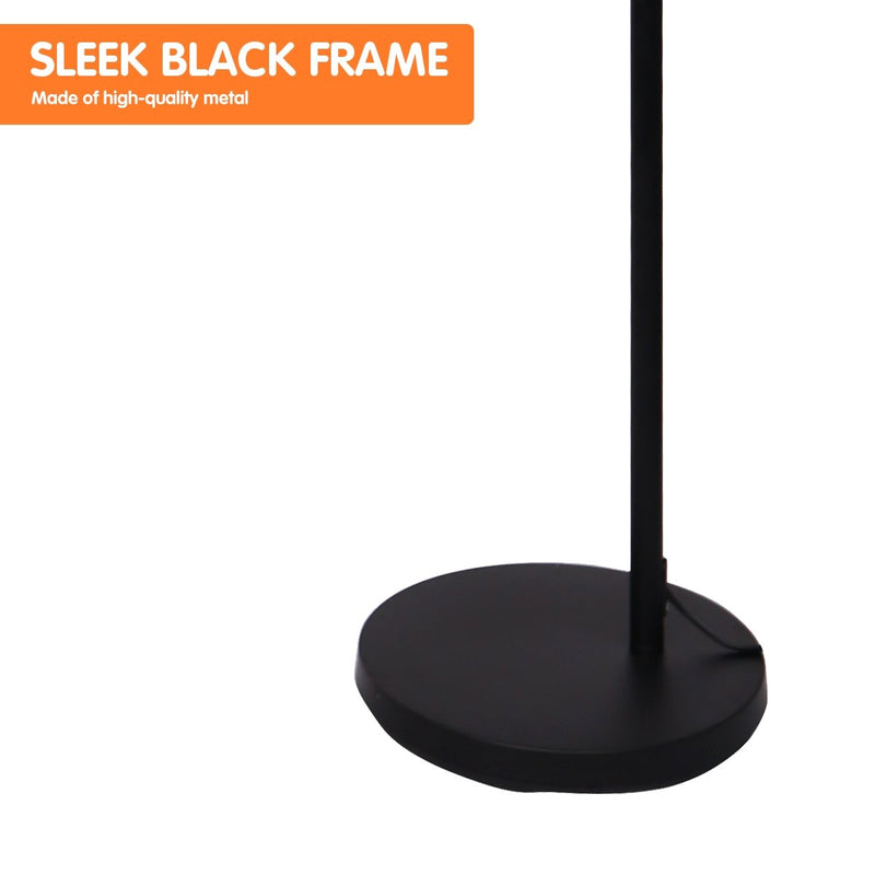 Metal Arc Arm Floor Lamp Shade Black - Home & Garden > Lighting - Rivercity House & Home Co. (ABN 18 642 972 209) - Affordable Modern Furniture Australia