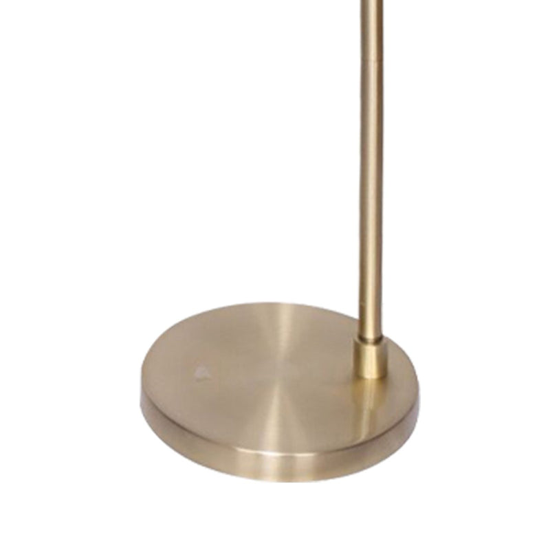 Metal Floor Lamp Brass Finish Adjustable Height - Home & Garden > Lighting - Rivercity House & Home Co. (ABN 18 642 972 209) - Affordable Modern Furniture Australia