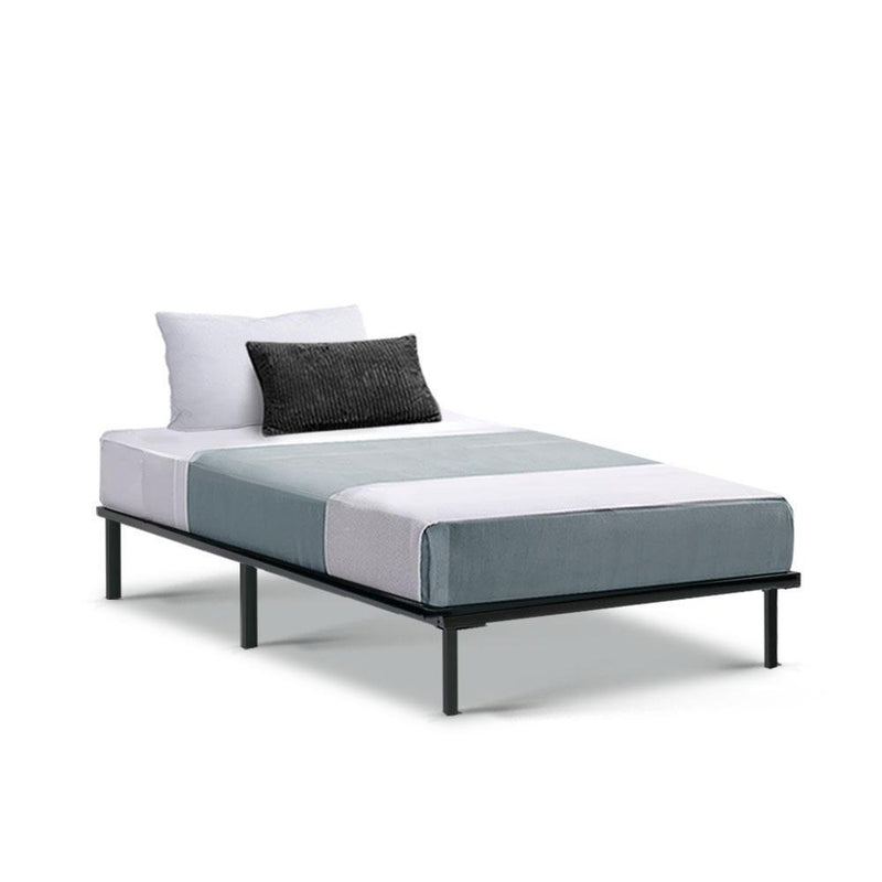 Metal Single Bed Frame - Furniture > Bedroom - Rivercity House & Home Co. (ABN 18 642 972 209) - Affordable Modern Furniture Australia