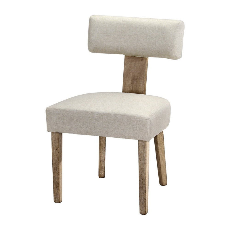 Milford Dining Chairs Beige Fabric Set of 2 - Furniture > Bar Stools & Chairs - Rivercity House & Home Co. (ABN 18 642 972 209) - Affordable Modern Furniture Australia