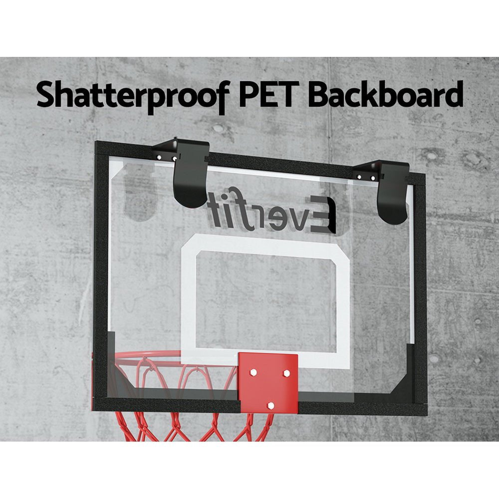 Mini Basketball Hoop Door Wall Mounted Kids Sport Backboard Indoor Black - Sports & Fitness > Basketball & Accessories - Rivercity House & Home Co. (ABN 18 642 972 209) - Affordable Modern Furniture Australia