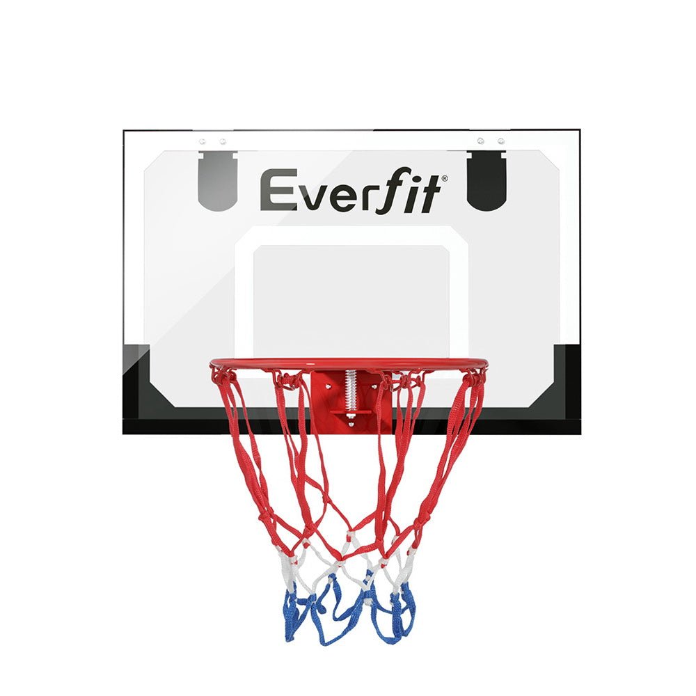 Mini Basketball Hoop Door Wall Mounted Kids Sport Backboard Indoor Black - Sports & Fitness > Basketball & Accessories - Rivercity House & Home Co. (ABN 18 642 972 209) - Affordable Modern Furniture Australia