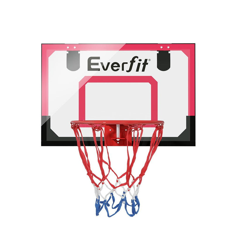 Mini Basketball Hoop Door Wall Mounted Kids Sports Backboard Indoor Red - Sports & Fitness > Basketball & Accessories - Rivercity House & Home Co. (ABN 18 642 972 209) - Affordable Modern Furniture Australia