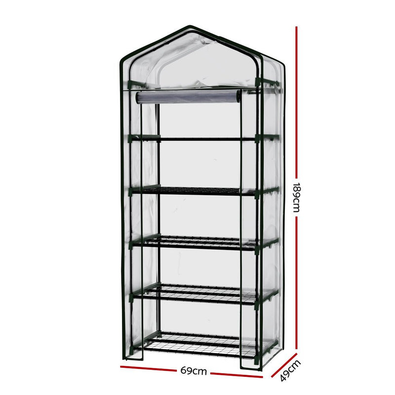 Mini Greenhouse Garden Shed Green House Tunnel Plant Storage Flower 189cm - Home & Garden > Green Houses - Rivercity House & Home Co. (ABN 18 642 972 209) - Affordable Modern Furniture Australia