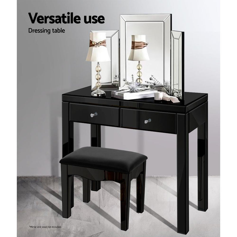 Mirrored Furniture Console Table Hallway Hall Entry Dressing Side Drawers - Furniture - Rivercity House And Home Co.