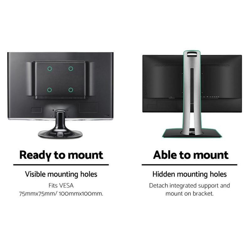 Monitor Arm Stand Single Black - Rivercity House & Home Co. (ABN 18 642 972 209) - Affordable Modern Furniture Australia