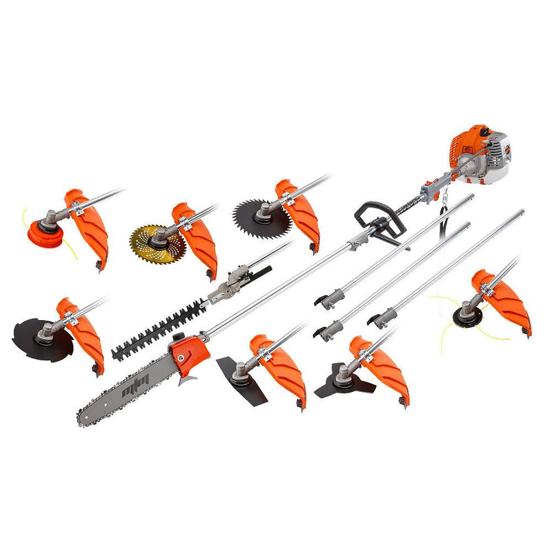 MTM 62CC Pole Chainsaw Hedge Trimmer Saw Brush Cutter Whipper Snipper Multi Tool - Home & Garden > Garden Tools - Rivercity House & Home Co. (ABN 18 642 972 209) - Affordable Modern Furniture Australia