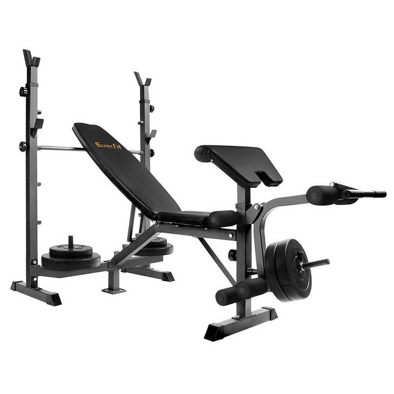 Multi-Station Weight Bench Press 48KG - Sports & Fitness > Fitness Accessories - Rivercity House & Home Co. (ABN 18 642 972 209) - Affordable Modern Furniture Australia