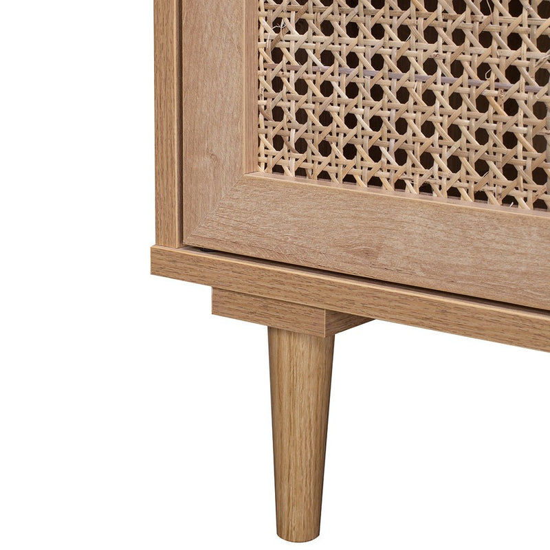 Rattan Buffet Sideboard Storage Cabinet Hallway Table 2 Doors 3 Shelves - Furniture > Living Room - Rivercity House & Home Co. (ABN 18 642 972 209) - Affordable Modern Furniture Australia