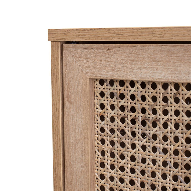 Rattan Buffet Sideboard Storage Cabinet Hallway Table 2 Doors 3 Shelves - Furniture > Living Room - Rivercity House & Home Co. (ABN 18 642 972 209) - Affordable Modern Furniture Australia