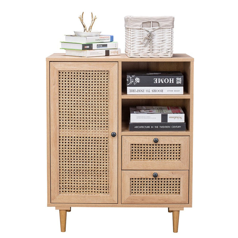 Natura Rattan Buffet Sideboard Storage Cabinet Hallway Table With Drawers - Furniture > Living Room - Rivercity House & Home Co. (ABN 18 642 972 209)