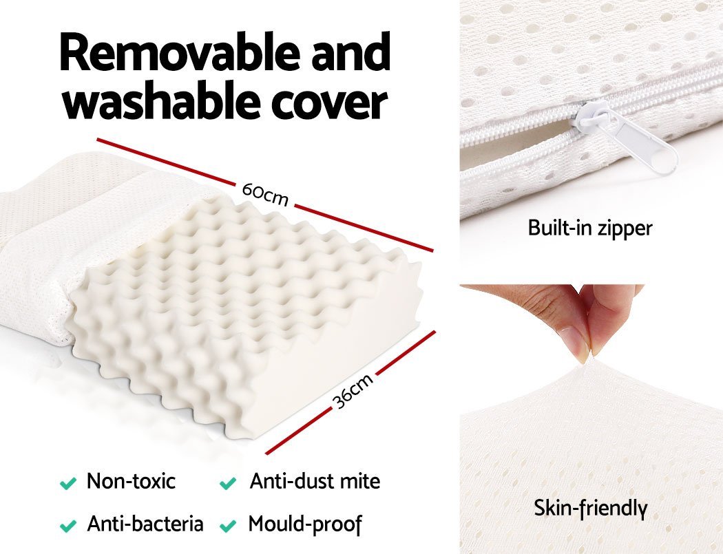 Natural Latex Pillow - Rivercity House & Home Co. (ABN 18 642 972 209) - Affordable Modern Furniture Australia