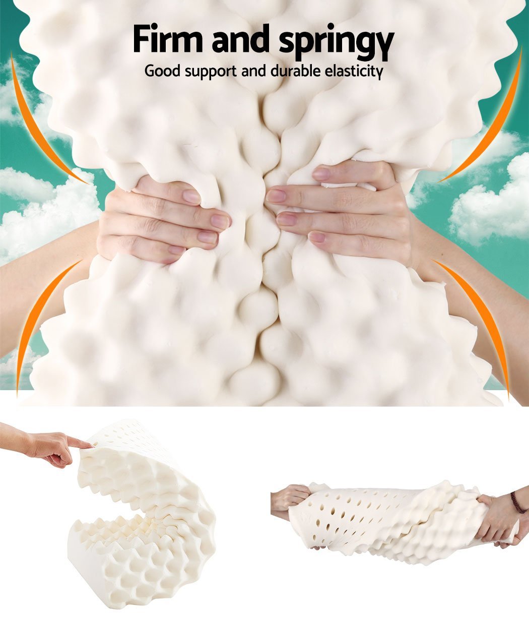 Natural Latex Pillow - Rivercity House & Home Co. (ABN 18 642 972 209) - Affordable Modern Furniture Australia