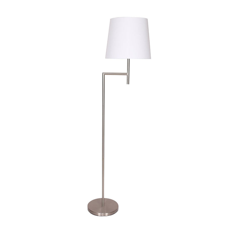 Nickel Metal Arc Floor Lamp - Home & Garden > Lighting - Rivercity House & Home Co. (ABN 18 642 972 209) - Affordable Modern Furniture Australia