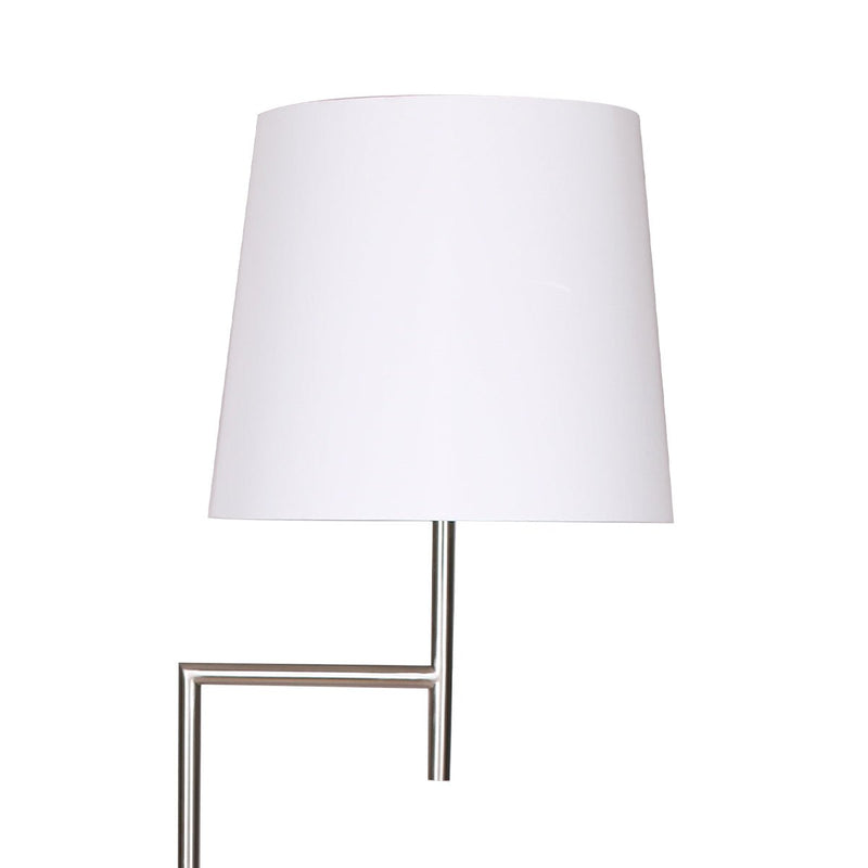 Nickel Metal Arc Floor Lamp - Home & Garden > Lighting - Rivercity House & Home Co. (ABN 18 642 972 209) - Affordable Modern Furniture Australia