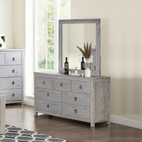 Noe Dresser With Mirror - Rivercity House & Home Co. (ABN 18 642 972 209) - Affordable Modern Furniture Australia