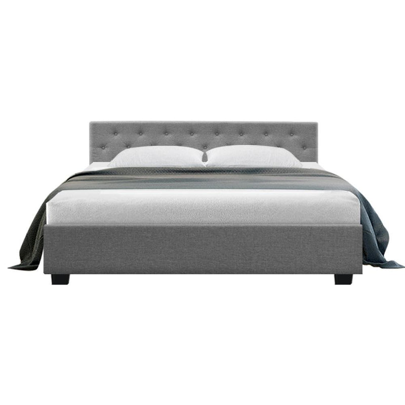 Noosa Storage King Bed Frame Grey - Furniture > Bedroom - Rivercity House & Home Co. (ABN 18 642 972 209) - Affordable Modern Furniture Australia