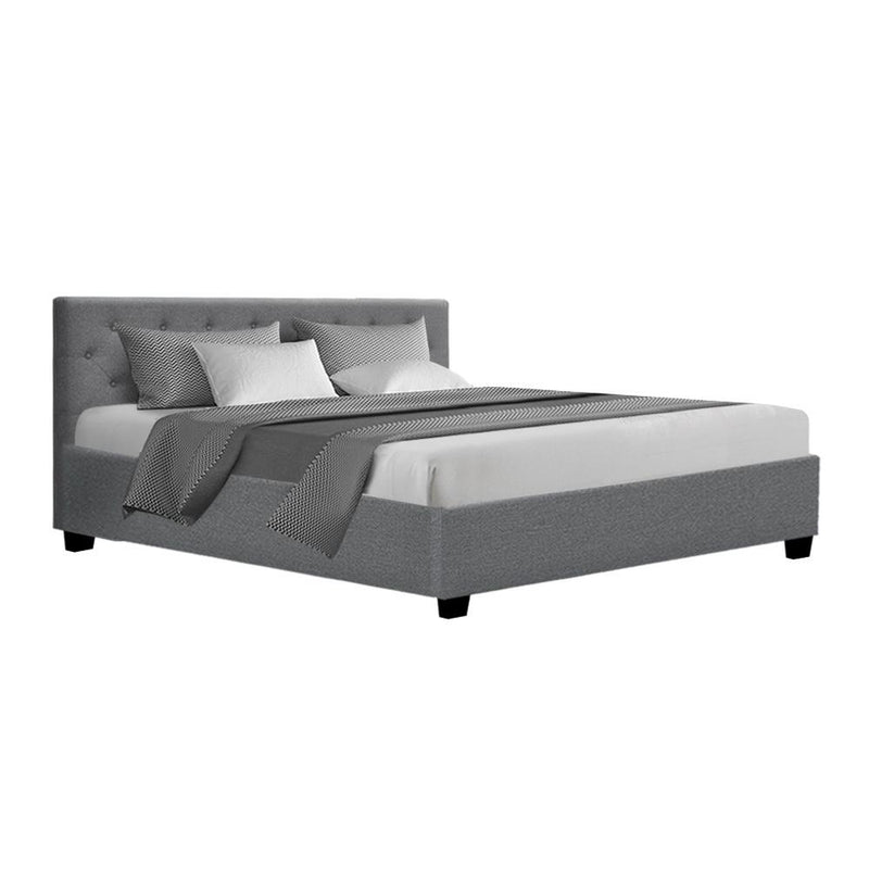 Noosa Storage King Bed Frame Grey - Furniture > Bedroom - Rivercity House & Home Co. (ABN 18 642 972 209) - Affordable Modern Furniture Australia