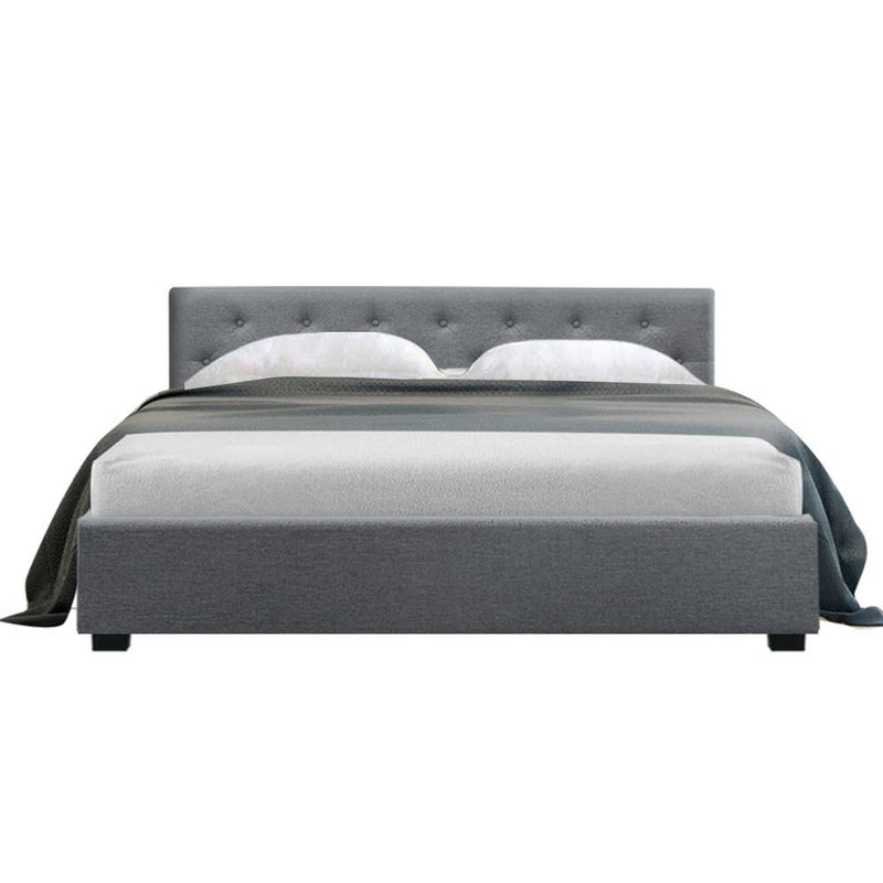 Noosa Storage Queen Bed Frame Grey - Furniture > Bedroom - Rivercity House & Home Co. (ABN 18 642 972 209) - Affordable Modern Furniture Australia